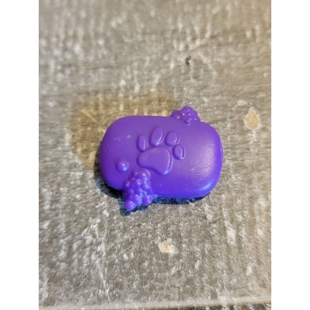 Purple pet paw soap doll‎ accessory toy figure